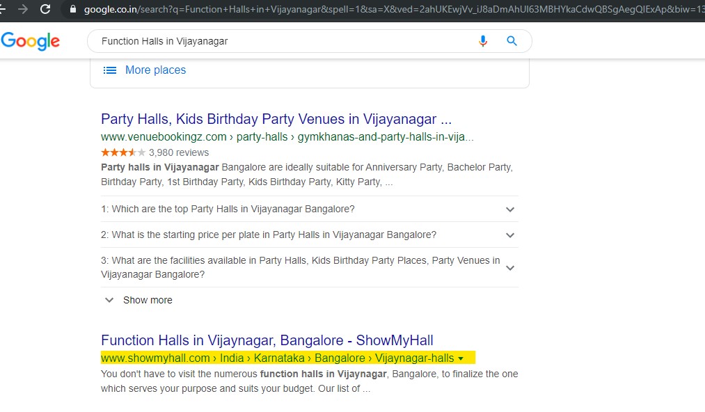 Function Halls in Vijayanagar