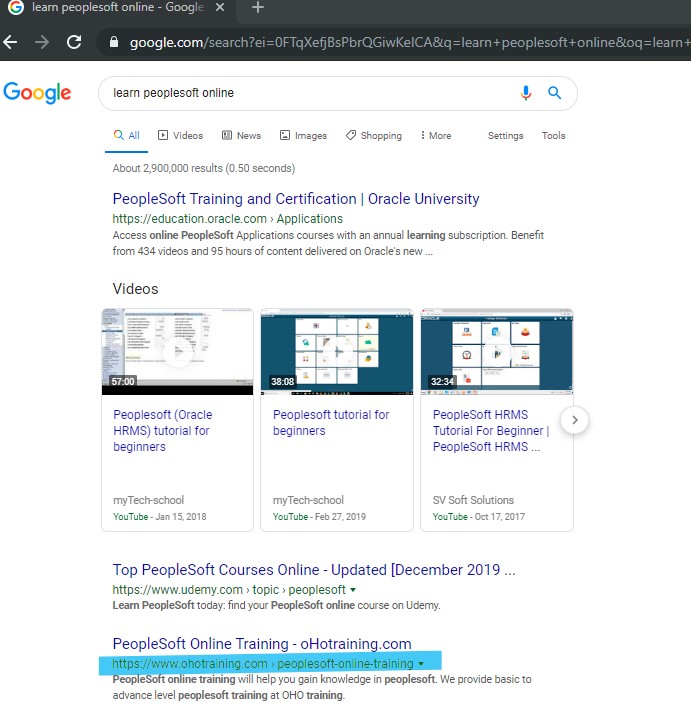 learn peoplesoft online