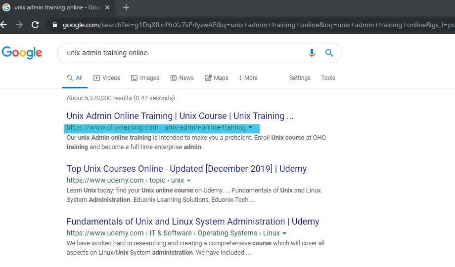 unix admin training online